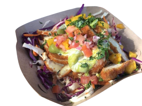 Salad decorative background